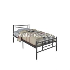 Steel Bed Frame Size 90 - Orbitrend SQUARE-90 / Black